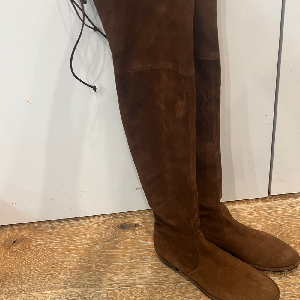 Stuart Weitzman Brown Over the Knee Boots